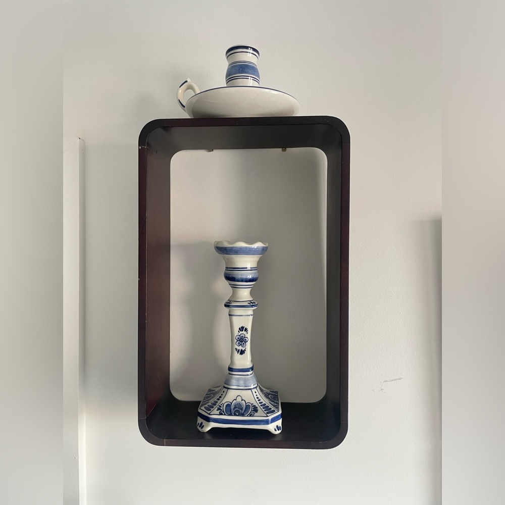 Delft Blue Hand-Made in Holland Candelstick Holders